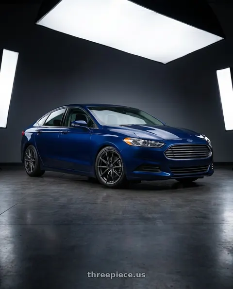 2015 Ford Mondeo Sedan with Enkei DRACO 5x120 18x8.0+35 Anthracite wheels