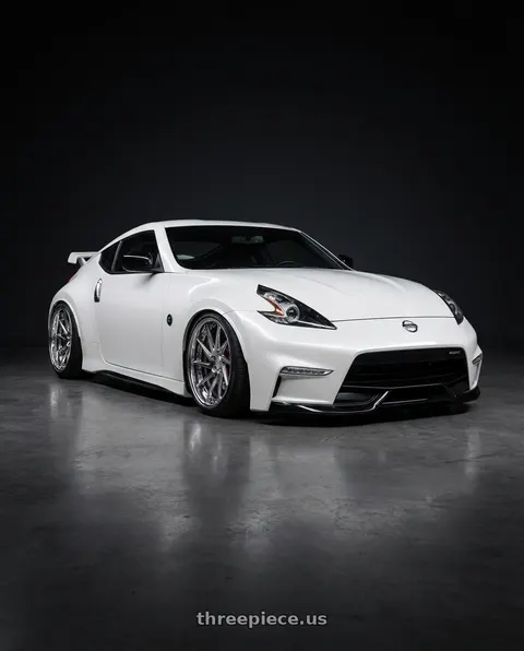2018 Nissan 370Z Nismo with Work Gnosis Cvs 5x114.3 19x9.5+38 A Disk Buff Finish wheels