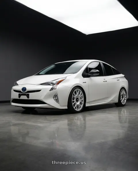 2016 Toyota Prius with Rotiform 1PC R188 TUF-R BLANK 18X8.5 +20 SILVER wheels