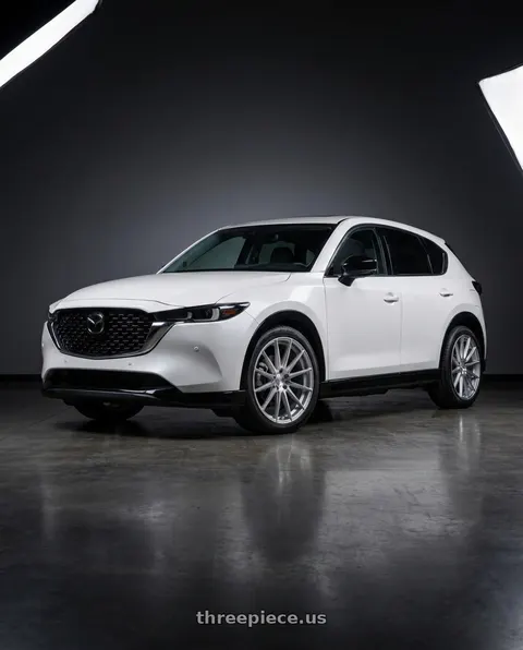 2026 Mazda CX-5 with Avant Garde Wheels M615 5X120 20x8.5 +30 Silver Machine wheels