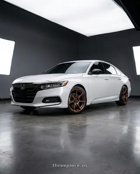 2020 Honda Accord Sport with Enkei TFR 5x114.3 19x8.5+45 Copper wheels