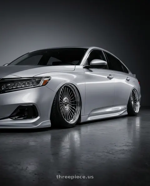 2020 Honda Accord with Work Emitz Black Polish 5x114.3 19x8.5 +45 wheels