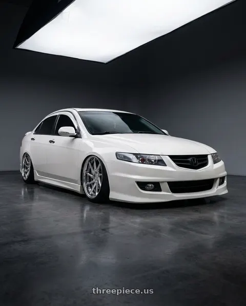 2006 Acura TSX with Work Gnosis Cvs 5x114.3 20x11.5+30 A Disk Buff Finish wheels