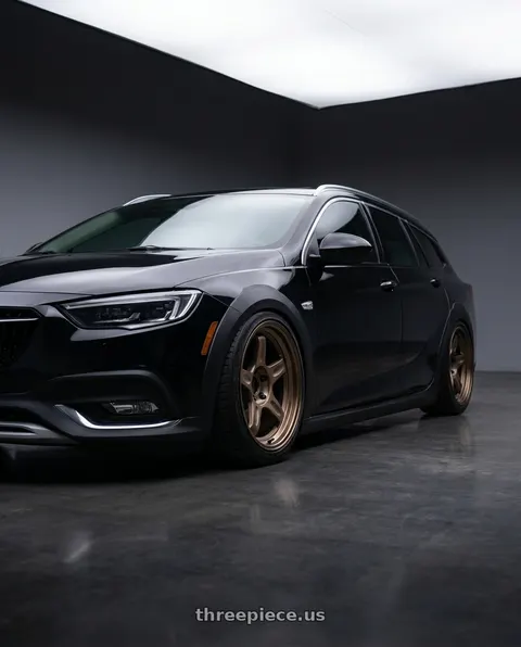2019 Buick Regal TourX with Volk Racing 21C 5x115 18X8.5+35  Bronze wheels