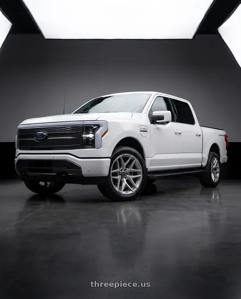 2022 Ford F-150 Lightning with Fuel 1PC FLUX 6X135 22X9.5 +20 PLATINUM wheels