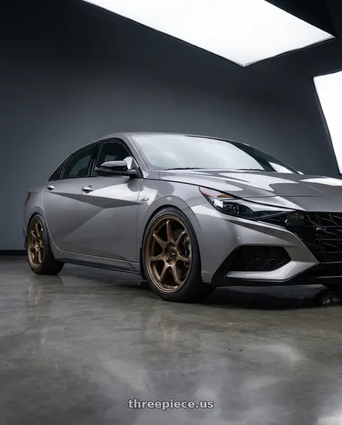 2023 Hyundai Elantra N with Enkei TS-7 5x114.3 18x8+35 Matte Bronze wheels