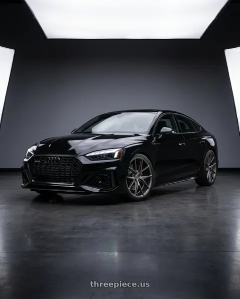 2022 Audi RS5 with Niche 1PC M116 MISANO 5X112 20X9 +26 MATTE GUN METAL wheels