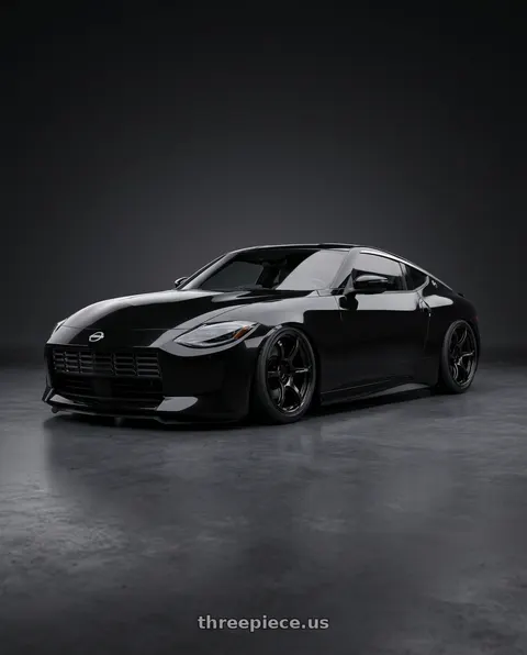 2025 Nissan Z with Advan RGIII 5x114.3 19x10.5+15 Gloss Black wheels