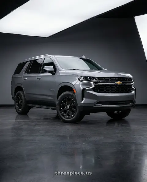 2021 Chevrolet Tahoe LS with XD XD798 ADDICT 6X139.7 17X9 -12 MATTE BLACK wheels