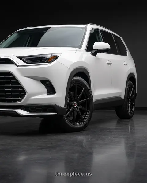 2026 Toyota Grand Highlander with Spec-1 SP-51 4x100/4x114.3 17x7.5 +42 Gloss Black wheels