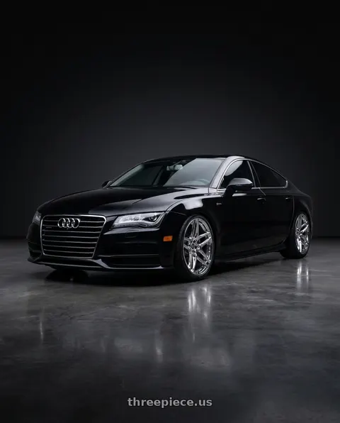 2012 Audi A7 Quattro with HERITAGE WHEEL EBISU MONOC 5x112 20x9 +25 CHROME wheels