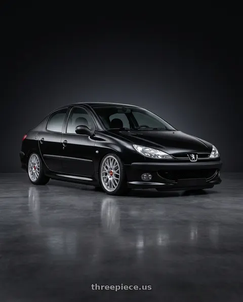 2011 Peugeot 206 SD with BBS RG-F 4x100 15x7 +33 Sport Silver wheels