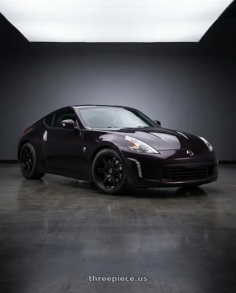 2016 Nissan 370Z with Vors TR37 5x114.3 18x8.5  +35 Gloss Black wheels