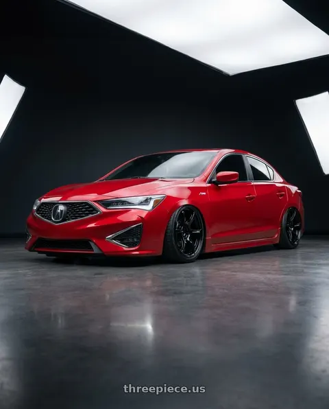 2013 Acura ILX with Advan RGIII 5x114.3 18x10.5+25 Gloss Black wheels