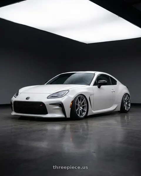 2016 Scion FR-S with Ssr Gtv02 5x100 18x8.5+44  GLARE SILVER wheels