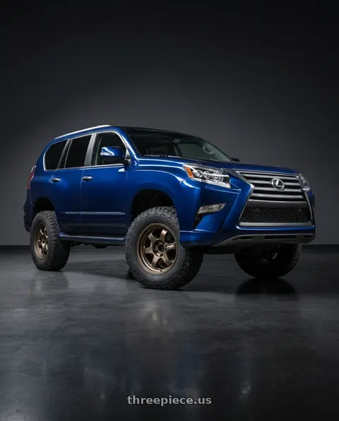 2020 Lexus GX460 with WORK Meister S1 SUV 6x139.7 18x9+18 Matte Bronze wheels