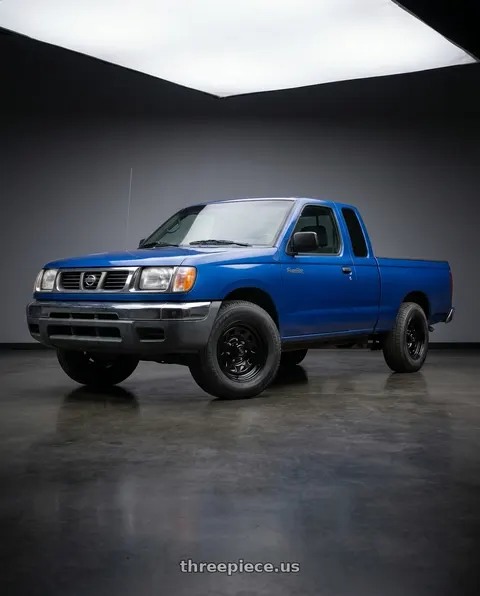 1998 Nissan Frontier XE with Vision HD 84H 6x139.7 15x7-6 Gloss Black wheels