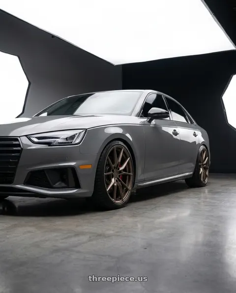 2019 Audi S4 with TSW NEPTUNE 5X112 20X9 +35 MATTE BRONZE wheels