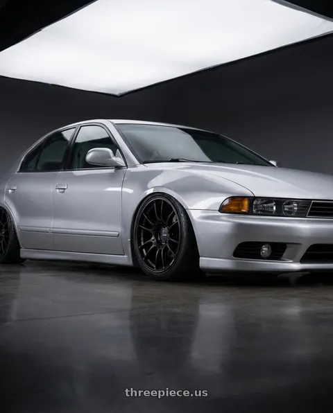 2001 Mitsubishi Galant with Enkei GTC02 5x114.3 18x8+35 Matte Black wheels