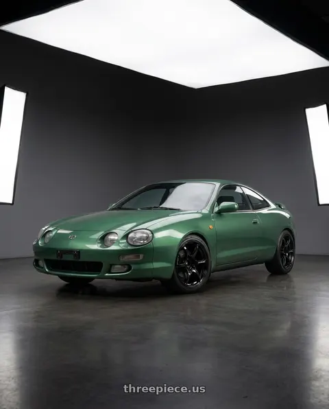 1997 Toyota Celica ST with Advan RGIII 5x100 18x9.5+45 Gloss Black wheels