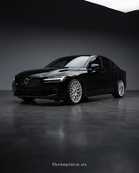 2022 Volvo S60 with Rotiform 1PC R140 RSE 5X108/5X114.3 18X8.5 +45 GLOSS SILVER wheels