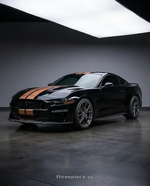 2022 Ford Mustang GT with E5 Wheels Daytona 5x120 20x9+38 TIU wheels