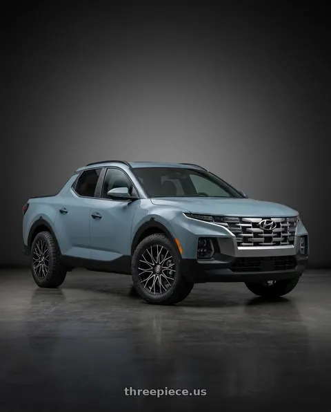 2026 Hyundai Santa Cruz SEL Activity with Spec-1 SP-59 5x114.3/5x120 18x8 +38 Gloss Black & Machined & Undercut wheels