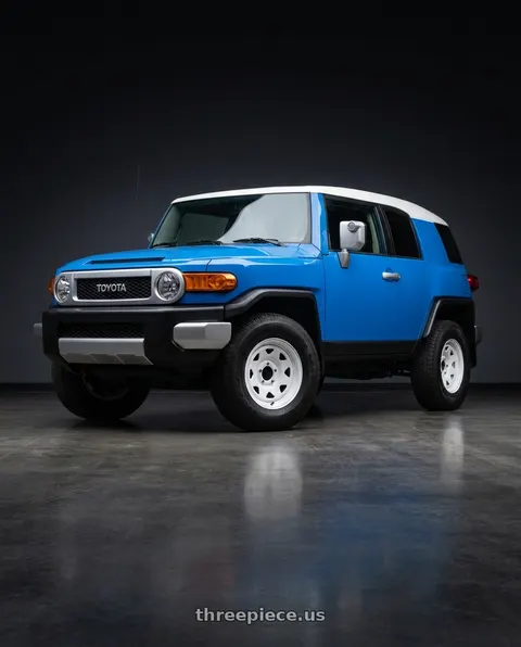 2007 Toyota FJ Cruiser with Allied - Pacer 310W White Spoke 8X6.50 16x6 00 Gloss White wheels