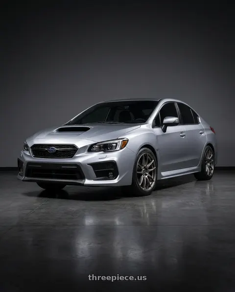 2018 Subaru WRX with WORK Emotion CR Shigoku 5x114.3 18x8.5 +38 Glow Gunmetal GGM wheels