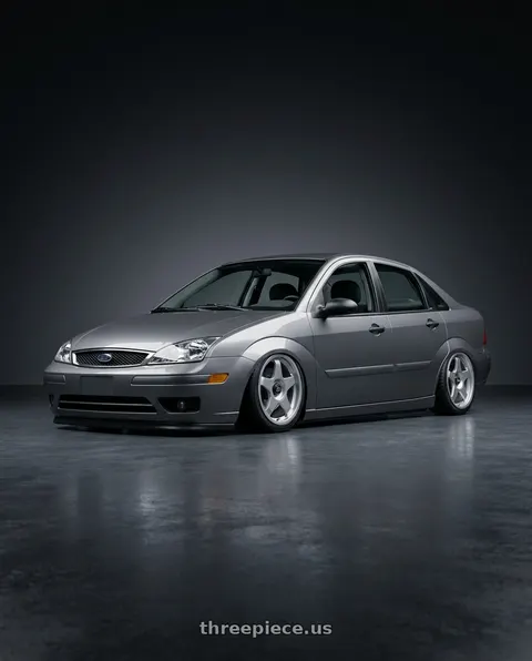 2006 Ford Focus ZX4 ST with fifteen52 CHICANE 4x100 / 4x108 17x7.5 +42 SPEED SILVER (GLOSS SILVER) wheels