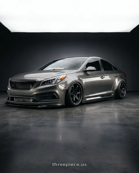 2017 Hyundai Sonata with Volk Racing TE37 Ultra Track Edition II 5x114.3 19x10.5+12 wheels