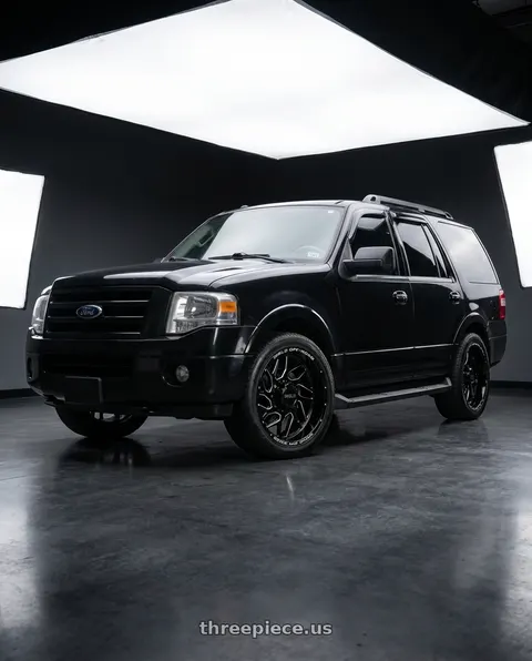 2010 Ford Expedition with WELD Off-Road Fulcrum 6x135 20x10 +13 Gloss Black/Milled wheels