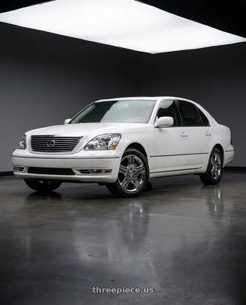 2004 Lexus LS430 with OE Wheels LX19 5x114.3 18x8+35 Chrome wheels