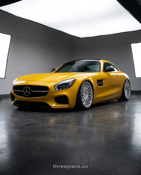 2019 Mercedes-Benz AMG GT with Avant Garde Wheels M540 5X112 20x10 +25 Silver Machined wheels