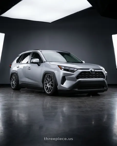 2024 Toyota RAV4 with BBS CO 5x112 18x8 +44 Titanium wheels