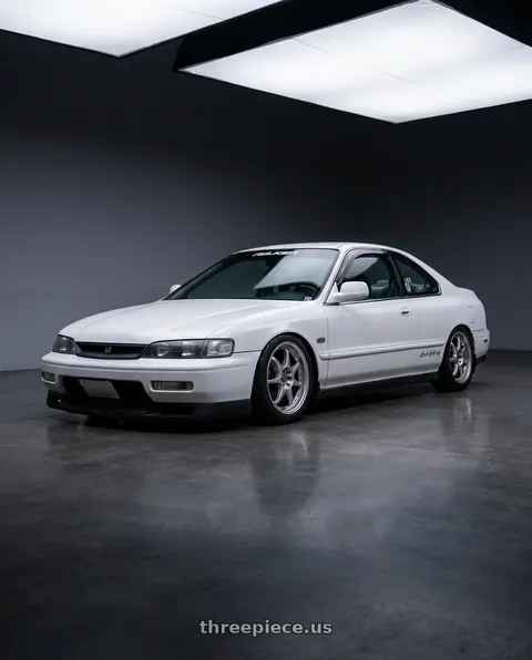 1995 Honda Accord with Enkei RPF1 4x114.3 16x7+43 Silver wheels