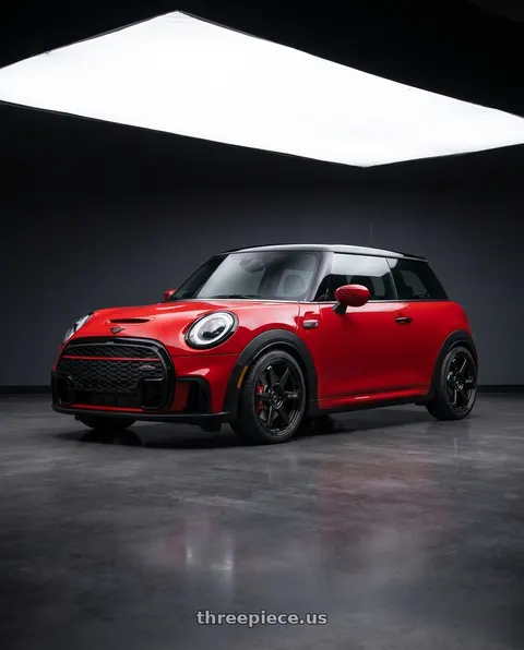 2024 Mini Cooper John Cooper Works with Enkei T6R 5x112 18x8+45 Gloss Black wheels