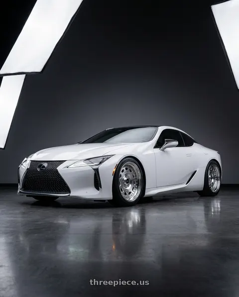 2018 Lexus LC500 with Work Crag Galvatre 3P wheels