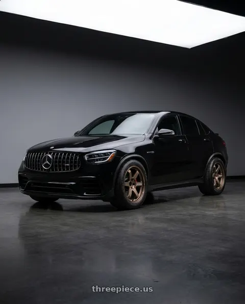 2021 mercedes glc63s with Volk Racing TE37 Ultra M-Spec 5x112 20x11.0+15 wheels