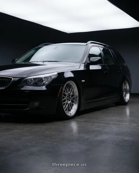 2010 BMW 535i xDrive with MST Wheels LeMan 5x120 19x8.5 +35 Hyper Black w/Machined Lip wheels