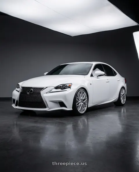 2016 lexus is with 1AV ZX12 5x114 19x8.5 +40 Silver wheels