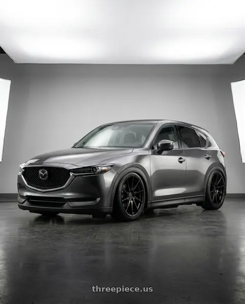 2020 Mazda CX-5 with Aodhan AH09 5x112 18x9.5 +35 Hyper Black wheels