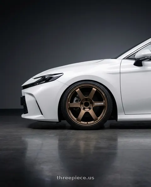 2026 Toyota Camry with Volk Racing TE37 Saga S-Plus 5x114.3 18x8.0+45 Bronze wheels