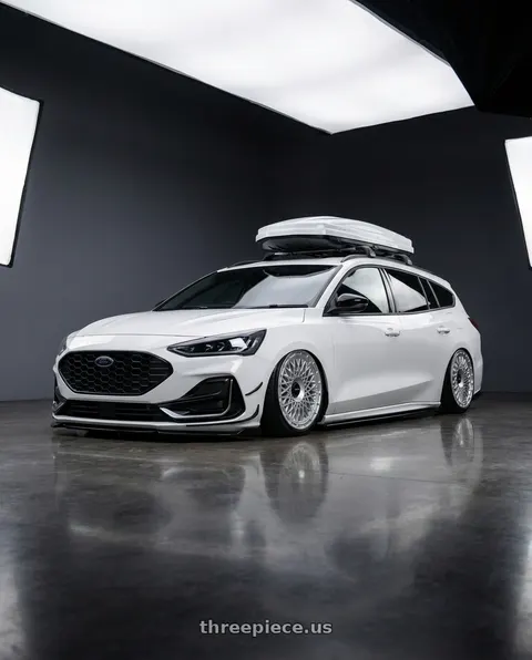 2023 ford focus wagon with Rotiform 1PC R176 LHR-M 5X108/5X114.3 19X8.5 +45 SILVER wheels