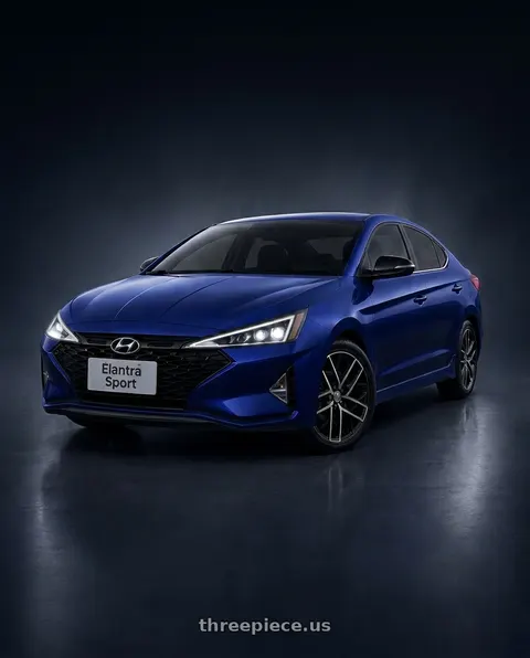 2020 Hyundai Elantra Sport with Axe AX6.0 5x127/5x139.7 22X12 -44 GLOSS BLACK MILLED wheels