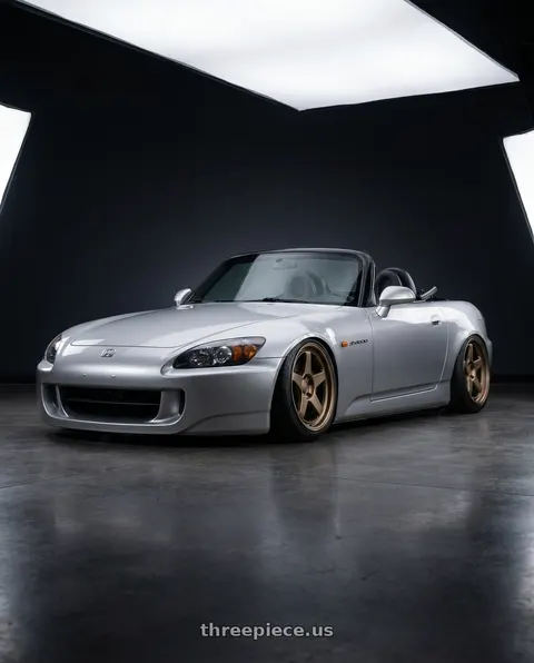 2009 Honda S2000 with Kansei K12B KNP 5x114.3 17x9.5 12 Bronze wheels