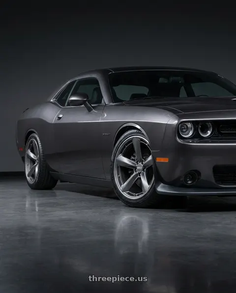 2021 Dodge Challenger R/T with American Racing TTF 5X115 20X11 -6 MATTE ANTHRACITE W/ MACHINED LIP wheels