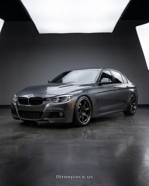 2018 BMW 340i with Volk Racing TE37 ULTRA M-SPEC 5x120 19x9.5+36 Diamond Black wheels