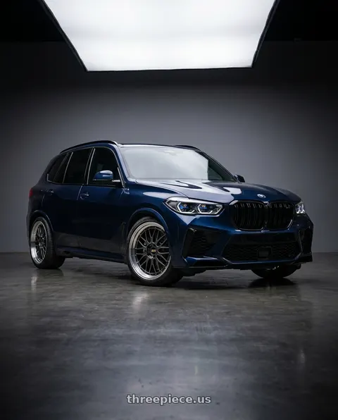 2019 BMW X5 with BBS LM 5x112 21x10.0+40 Diamond Black wheels
