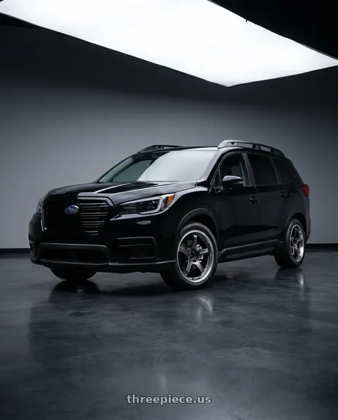 2025 Subaru Ascent with Advan Racing GT BEYOND 5x114.3 20x9.5 +40 MACHINING & HYPER PLATINUM BLACK wheels